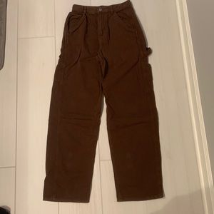 Brown Garage Cargo Pants